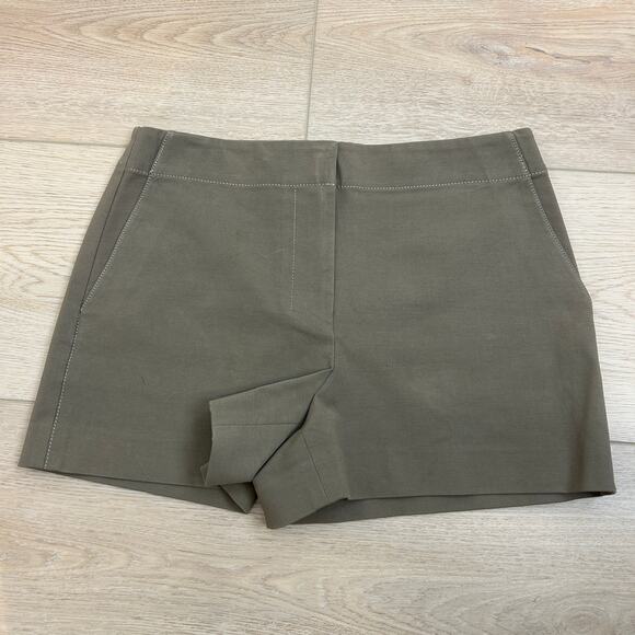 Theory Pants - Theory Mini Stretch B. Double Stretch Shorts Khaki brown Size 4
NWOT